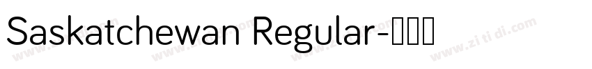 Saskatchewan Regular字体转换